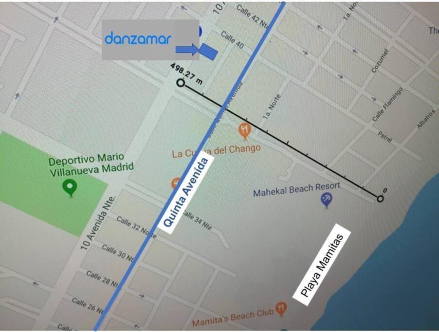 Danzamar 1b With Pool & Rooftop Near Mamitas Apartamento Playa del Carmen