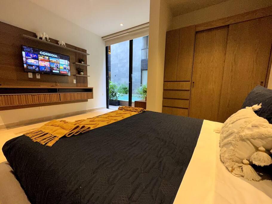 1br Modern With Rooftop Pool, Gym & Playa del Carmen