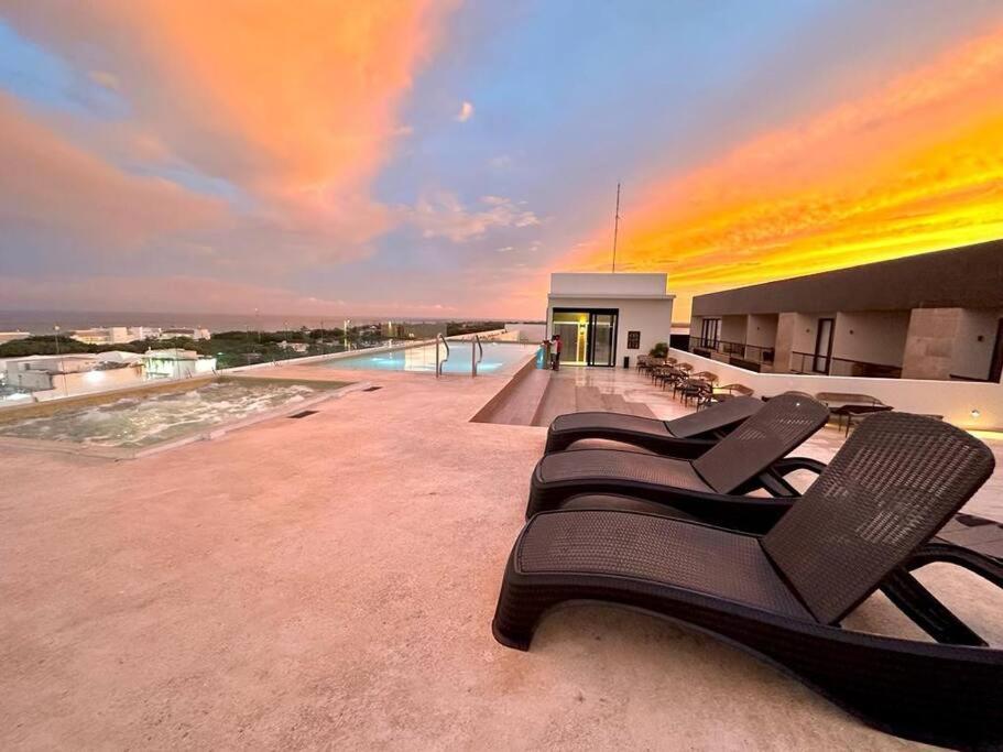 Apartment Comfortable W/ Views Rooftop Pool & Gym - 319 Musa Playa del Carmen