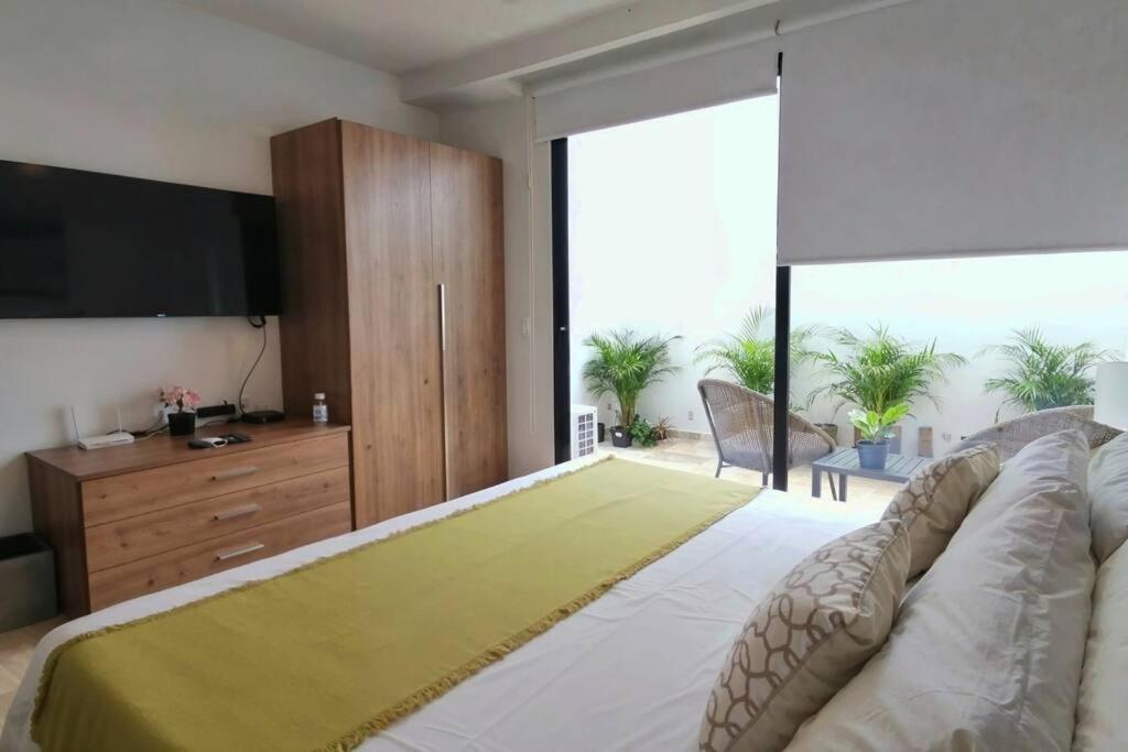 Menesse 38 King Bed Roof Pool Playa Center Apartment
