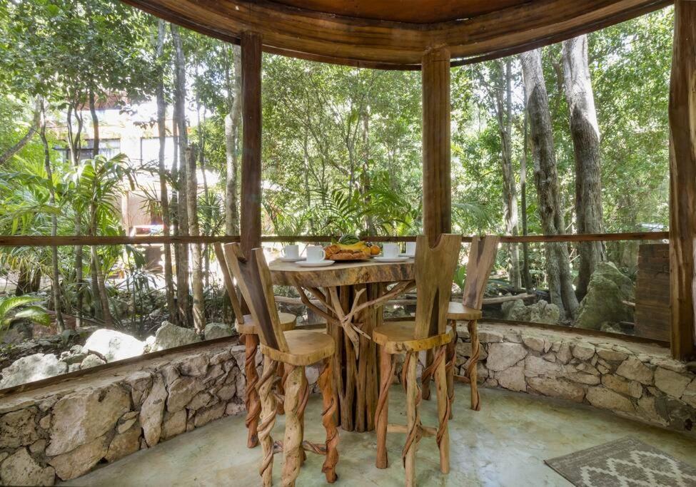Palapa De La Selva With Cenotes Ferienhaus *