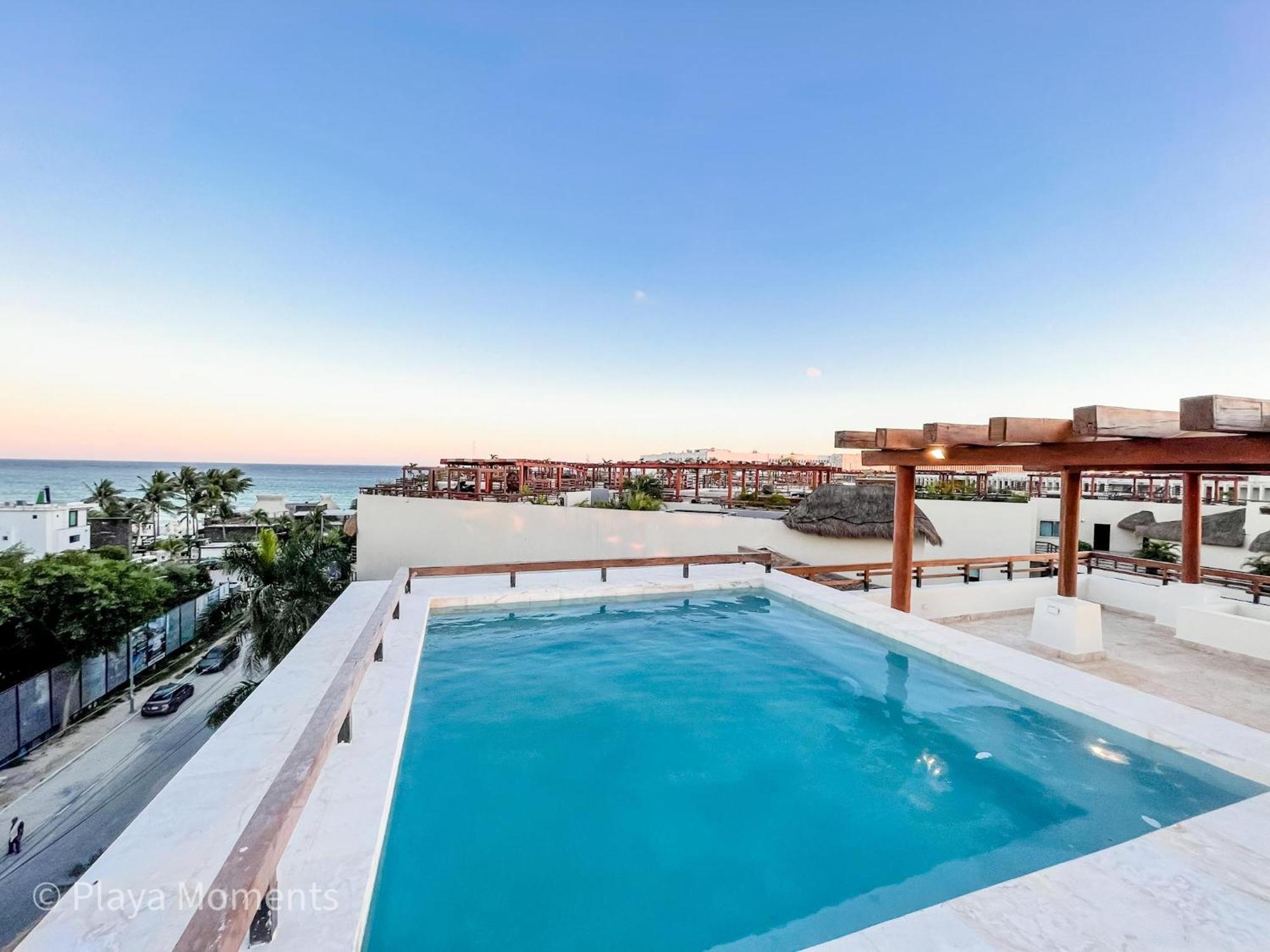 Căn hộ Atc18 2bed Ocean View Penthouse With Jacuzzi And Private Pool Playa del Carmen