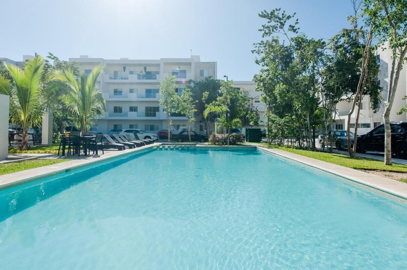 Workation Paradise Gated, Wifi 500mb, Gym, Pool Nhà nghỉ Playa del Carmen