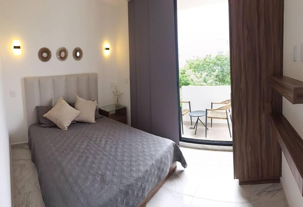 Căn hộ Depto Moderno 1br Gimnasio Sauna Jacuzzi Y Piscina Rooftop Playa del Carmen