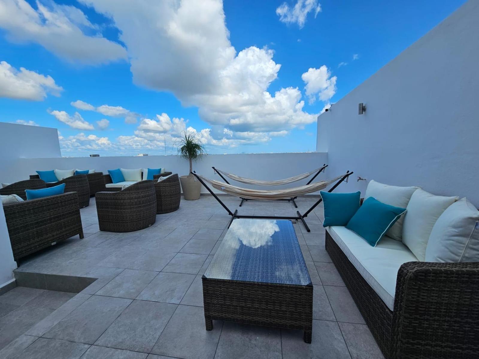 Căn hộ Depto Moderno 1br Gimnasio Sauna Jacuzzi Y Piscina Rooftop Playa del Carmen