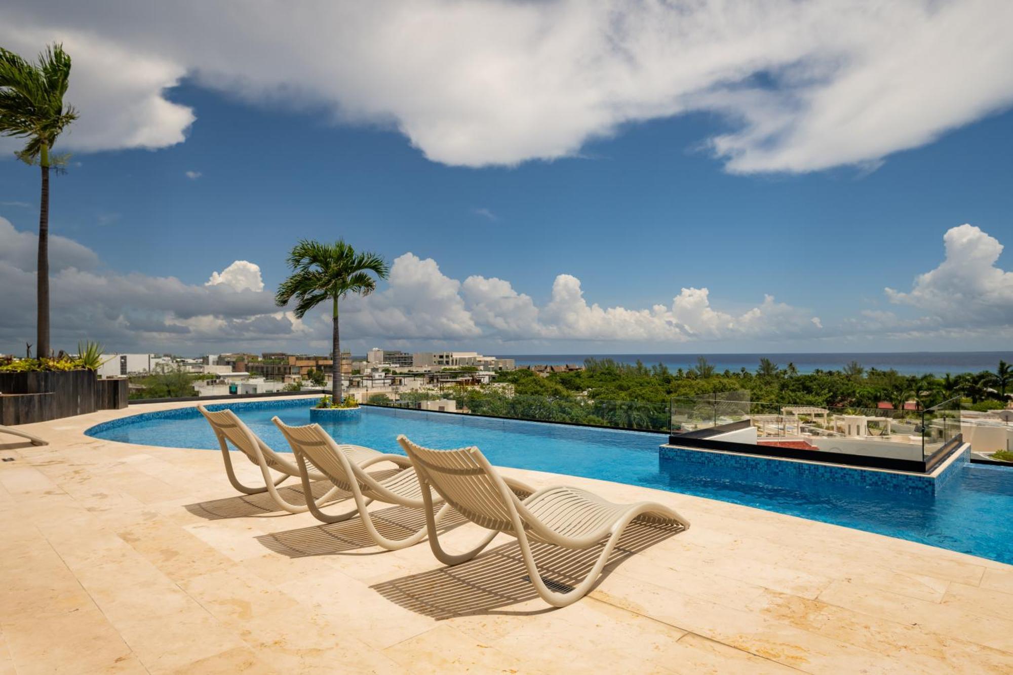 Acogedor Con Roof Vista Al Mar En Lil Towm Apartment *