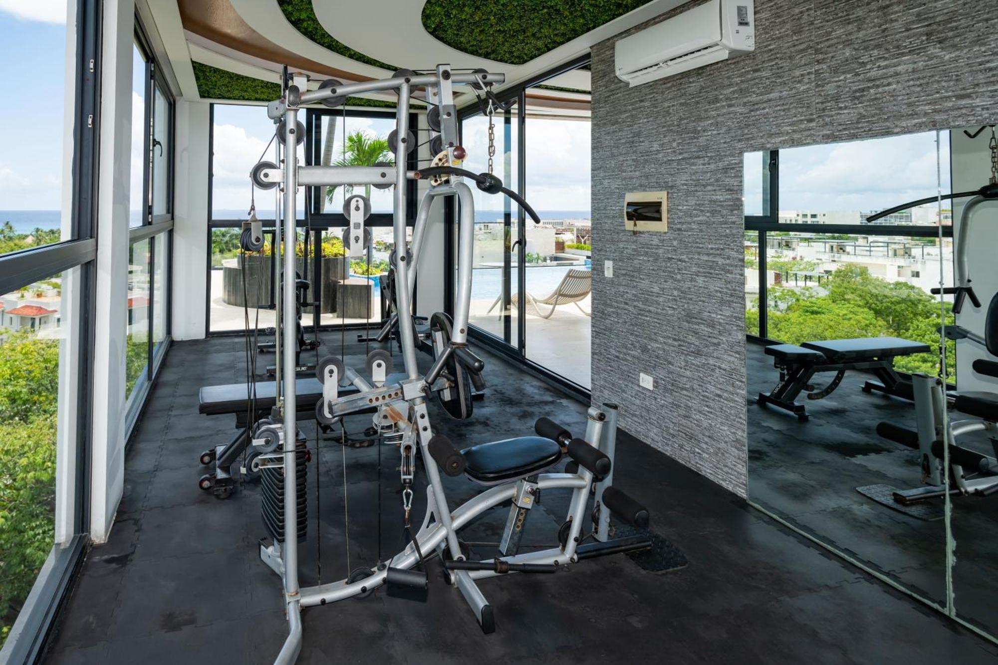 Acogedor Con Roof Vista Al Mar En Lil Towm Apartment Playa del Carmen