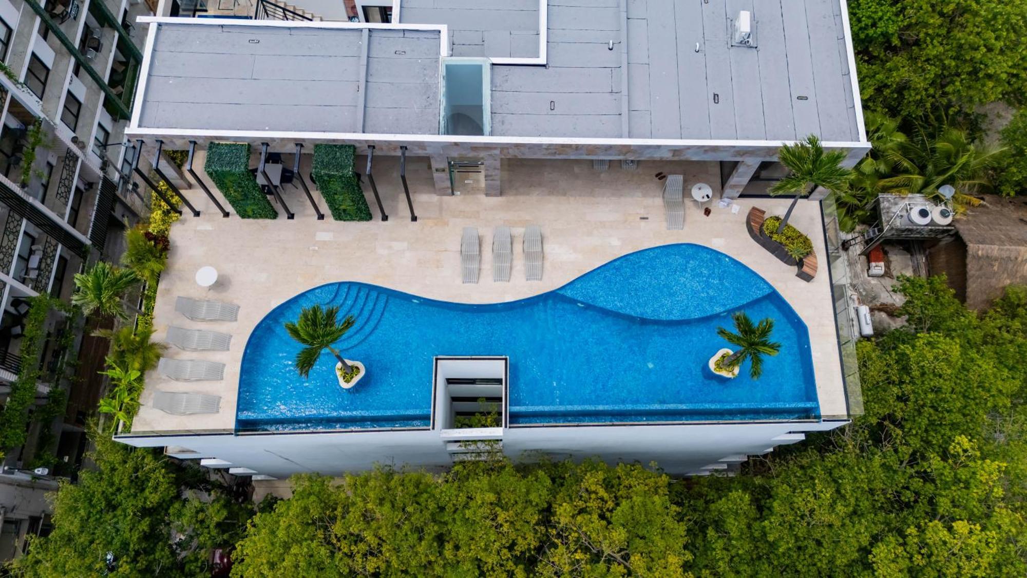 Apartment Acogedor Con Roof Vista Al Mar En Lil Towm Playa del Carmen