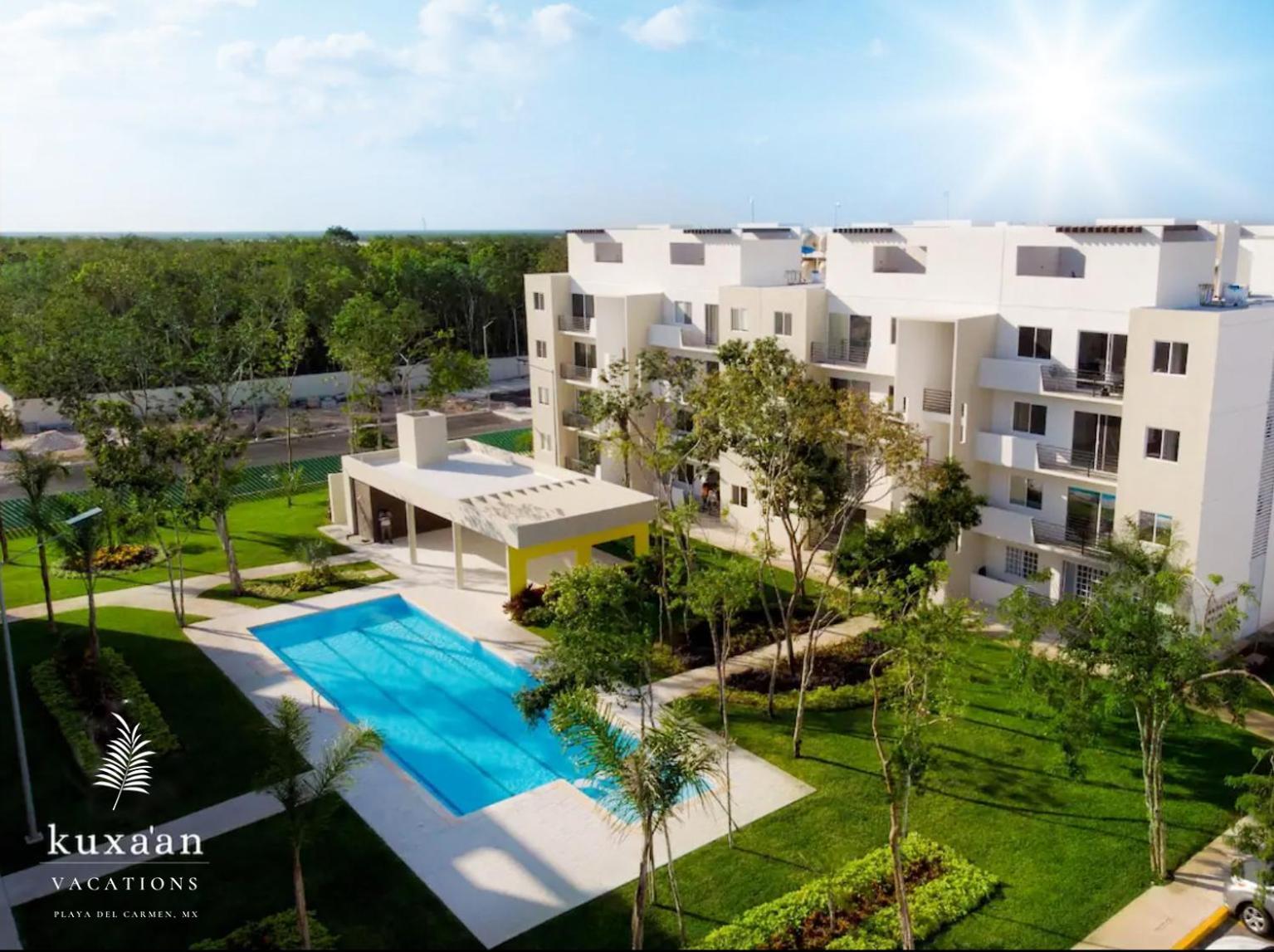 Kuxaan Cielo Departamento Con Rooftop Terraza Privada Cerca De La Playa Apartment