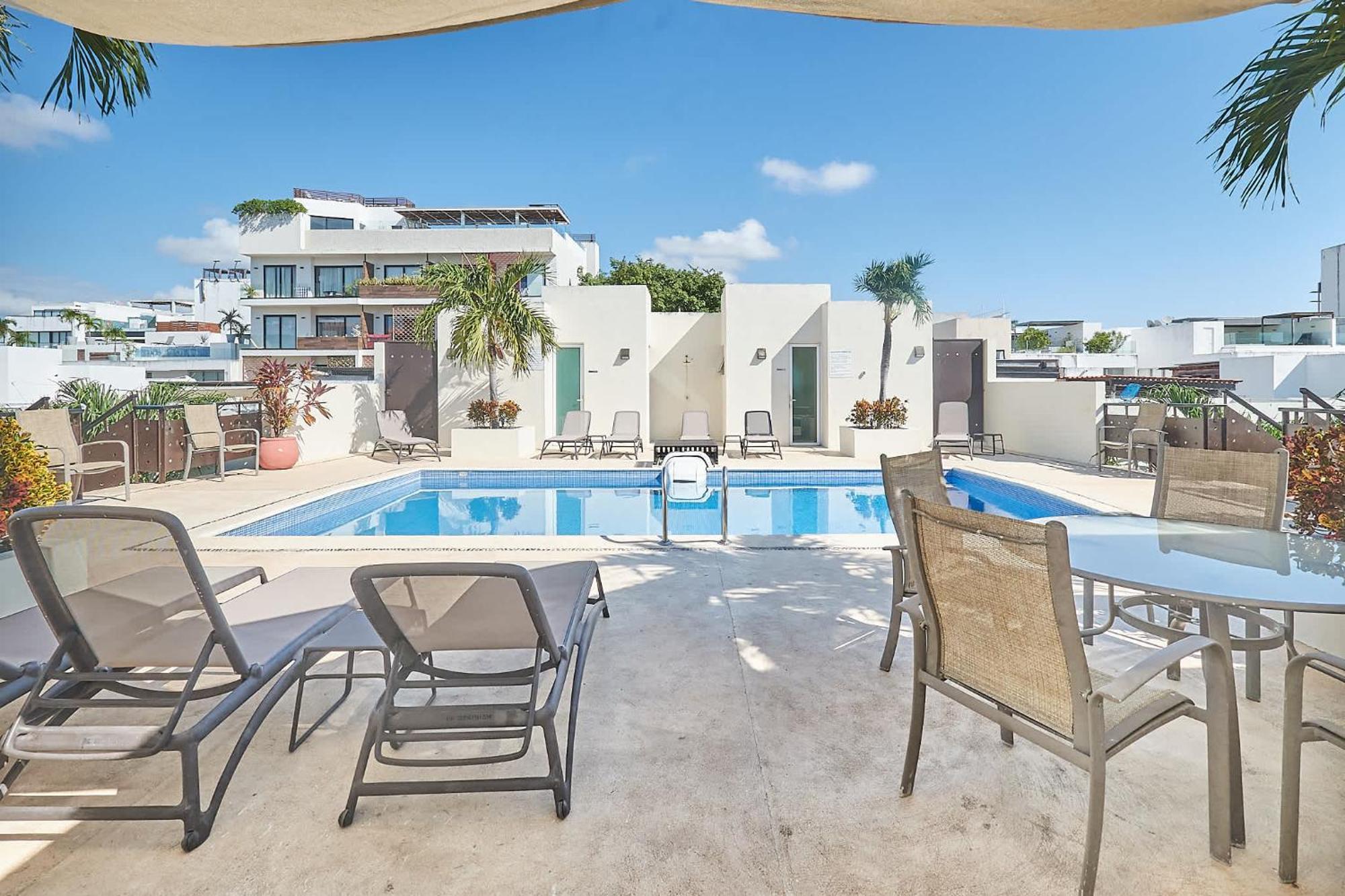 Quiet Retreat Bbq Grill Pool Near 5th Ave Playa del Carmen