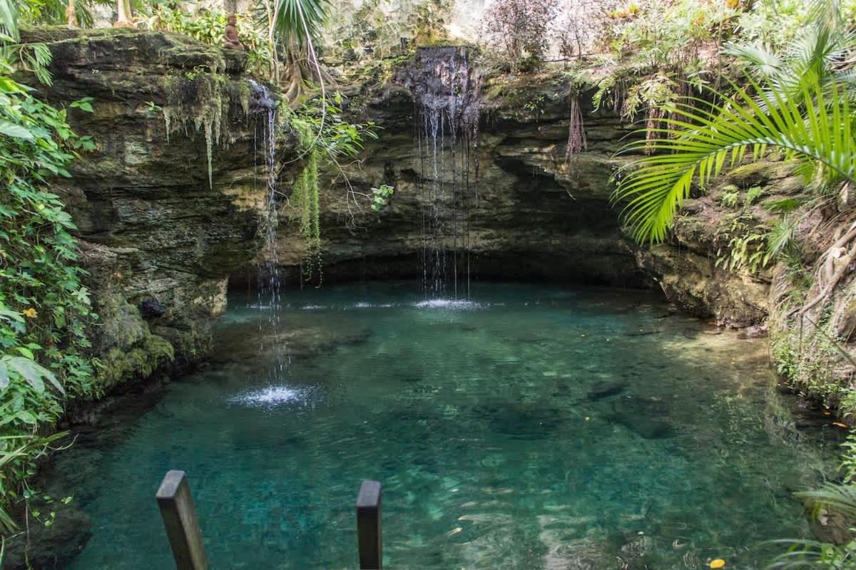 Tropical Oasis With Cenote & Pool Walk To Сasa de vacaciones