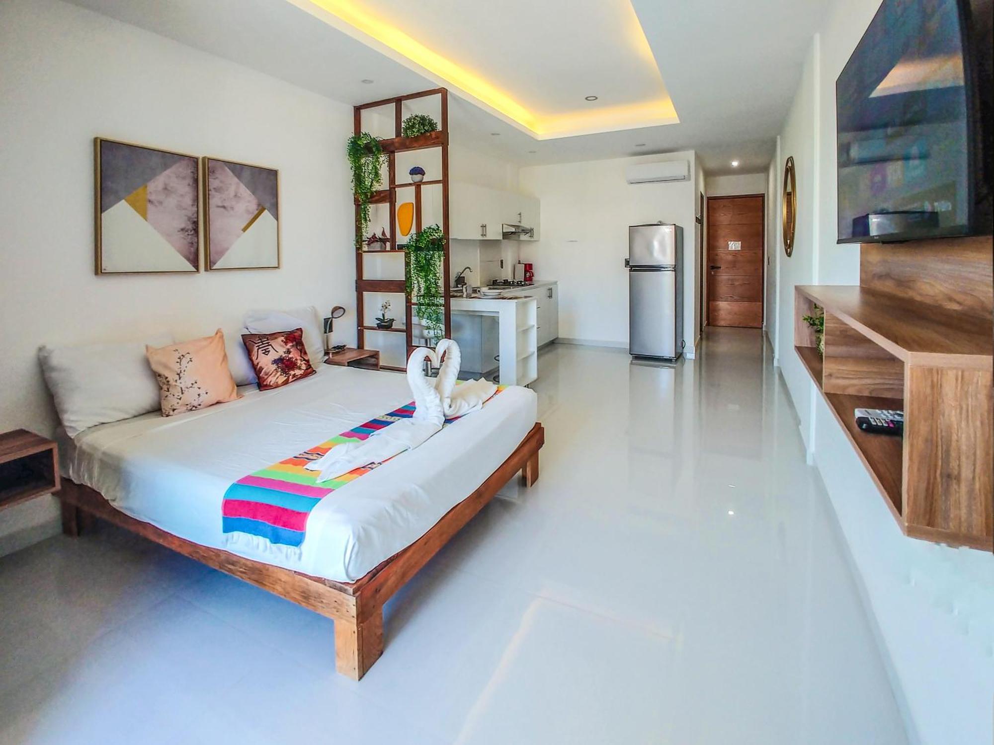 Apartment 500m To L Queen Beds Kitchen L Pool Patio Gym Bikes Ac 30203 Playa del Carmen