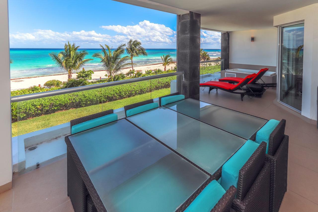 Beachfront With Jacuzzi, 3 Bedroom & Pool - At Mareazul Corazon * Playa del Carmen