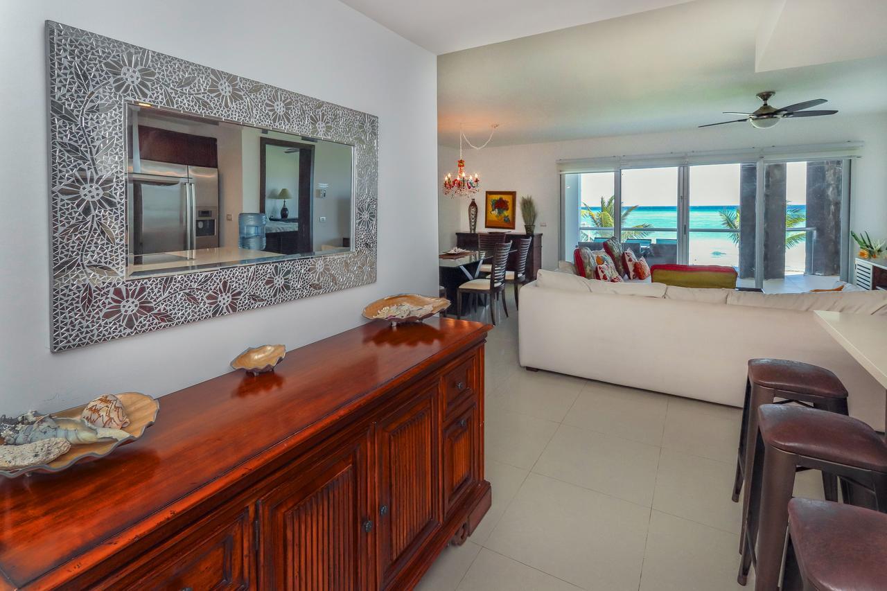 Beachfront With Jacuzzi, 3 Bedroom & Pool - At Mareazul Corazon * Playa del Carmen