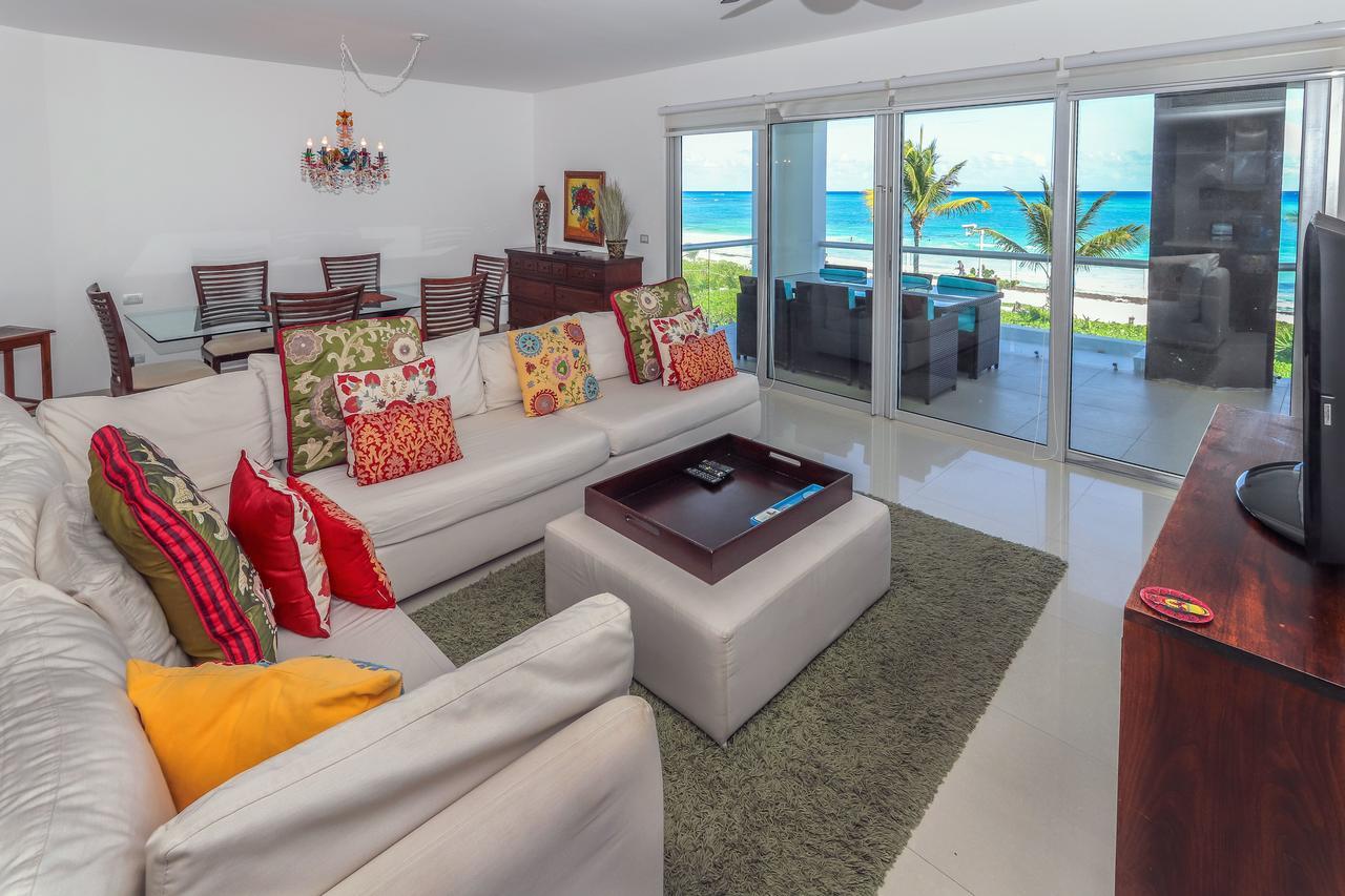 Beachfront With Jacuzzi, 3 Bedroom & Pool - At Mareazul Corazon Playa del Carmen