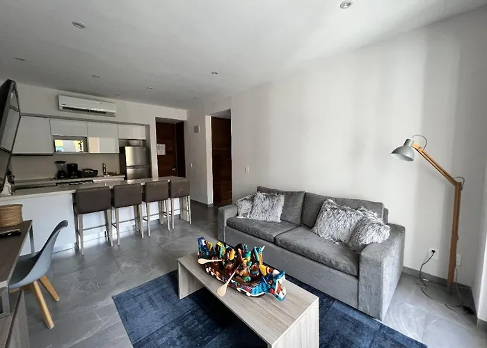 Moderno Departamento En Playa Del Carmen