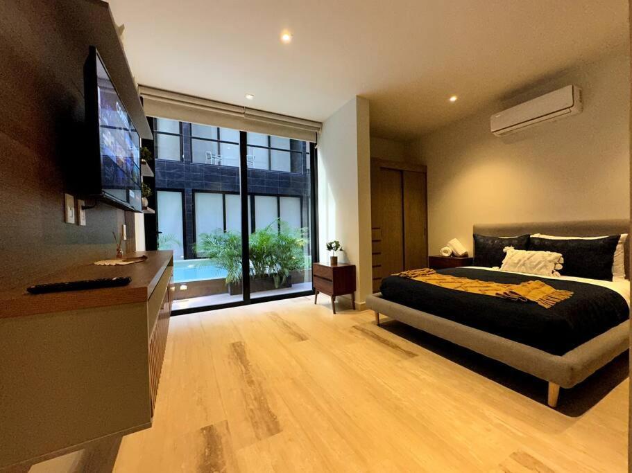 1br Modern With Rooftop Pool, Gym & Apartment Playa del Carmen