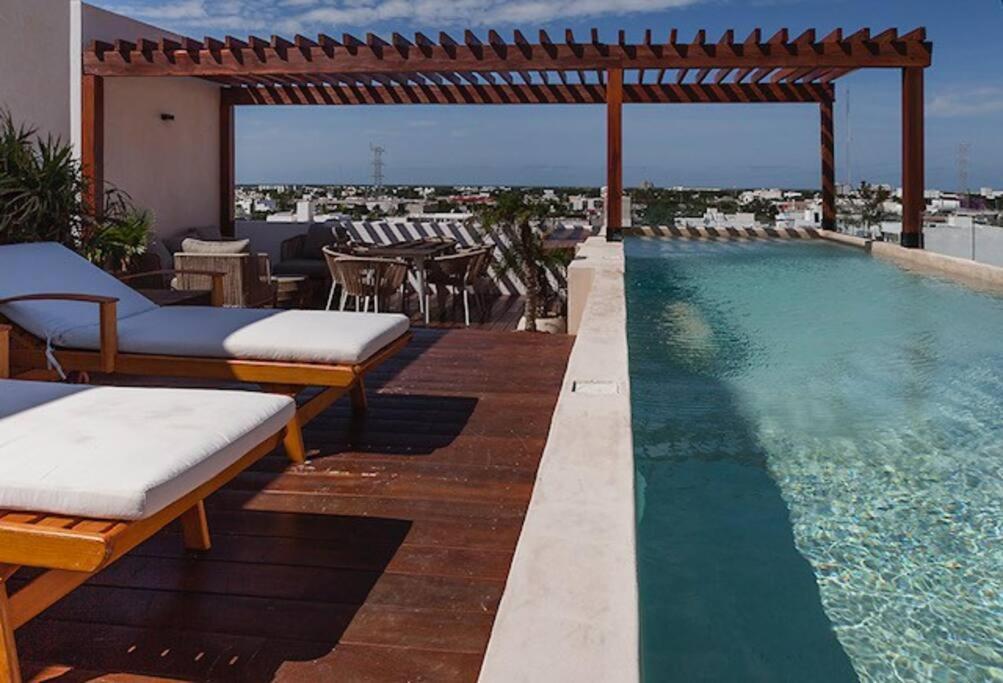 Beachside Haven Modern 2br Condo, With Rooftop Pool Apartment Playa del Carmen