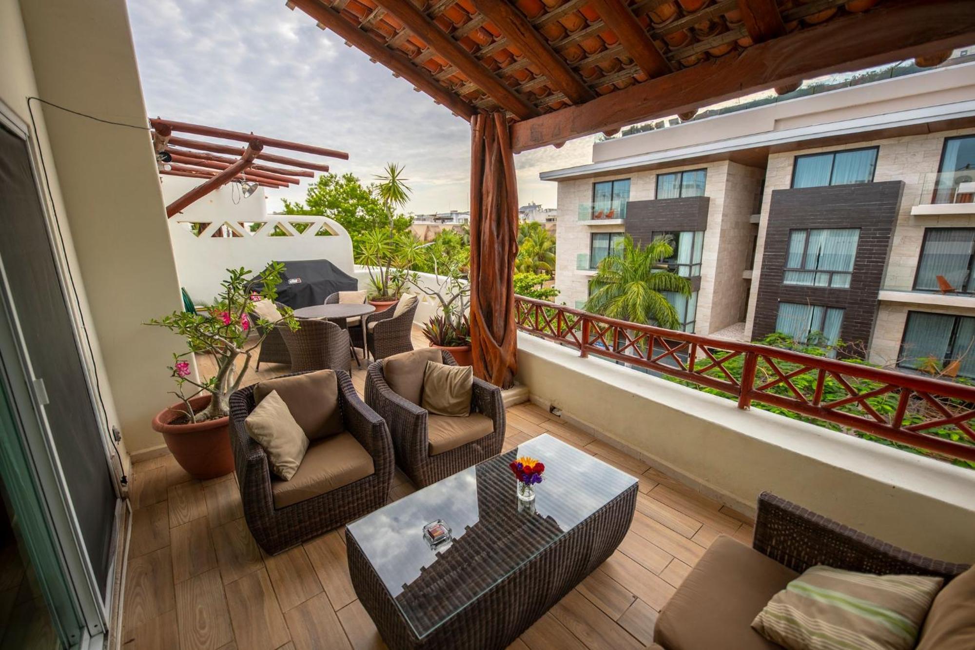 Penthouse At Mamitas Beach, Barbecue, Balcony, Sundeck, Jacuzzi Playa del Carmen
