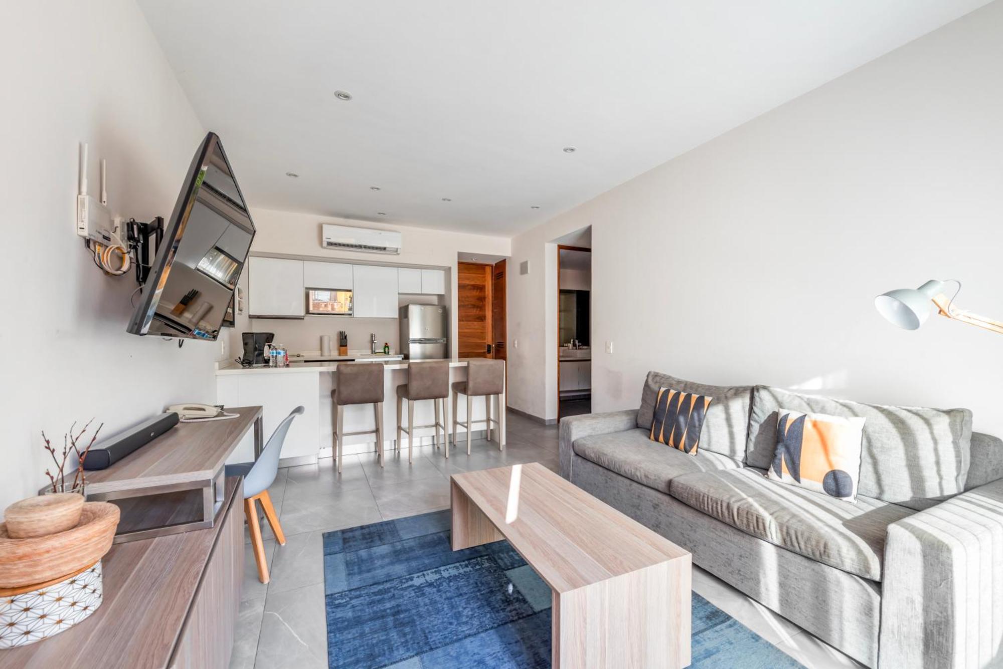 Apartment Luxury 2 Hab Cocina Ac Gym Pool Cine *