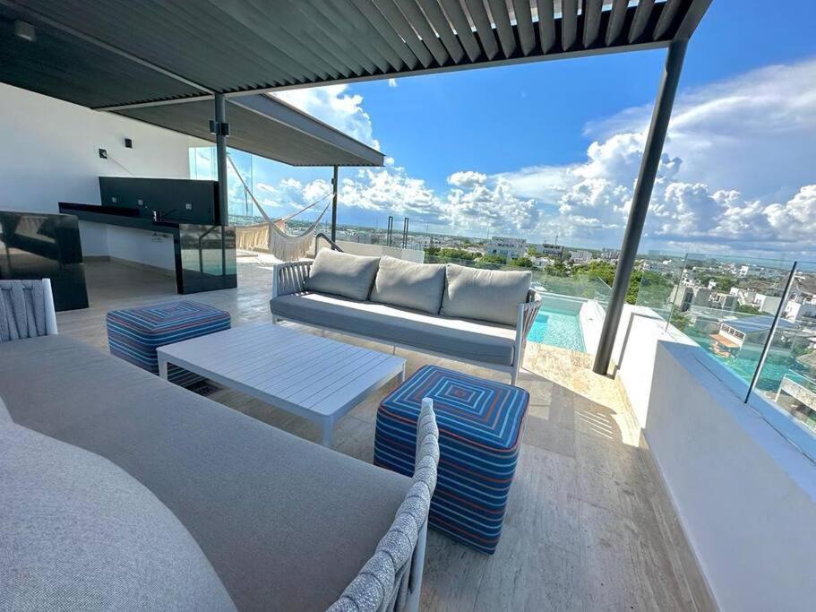 Apartamento Cozy Modern View W/ Rooftop Pool & Gym - Agama 403 Playa del Carmen