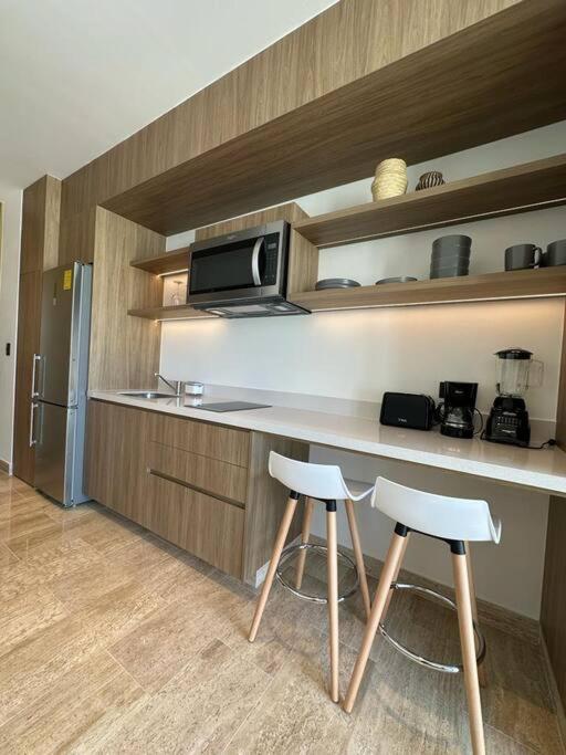 Cozy Modern View W/ Rooftop Pool & Gym - Agama 403 Apartamento Playa del Carmen
