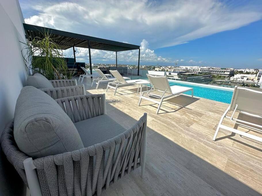 Apartamento Cozy Modern View W/ Rooftop Pool & Gym - Agama 403 *