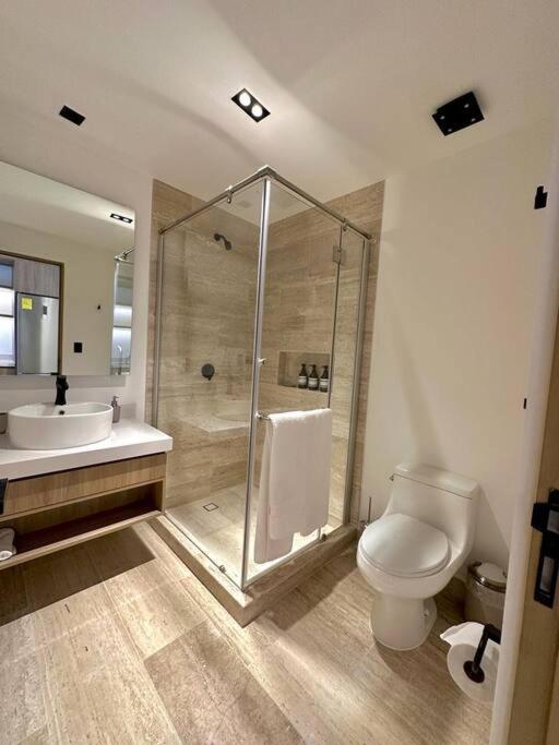 Cozy Modern View W/ Rooftop Pool & Gym - Agama 403 Apartamento Playa del Carmen