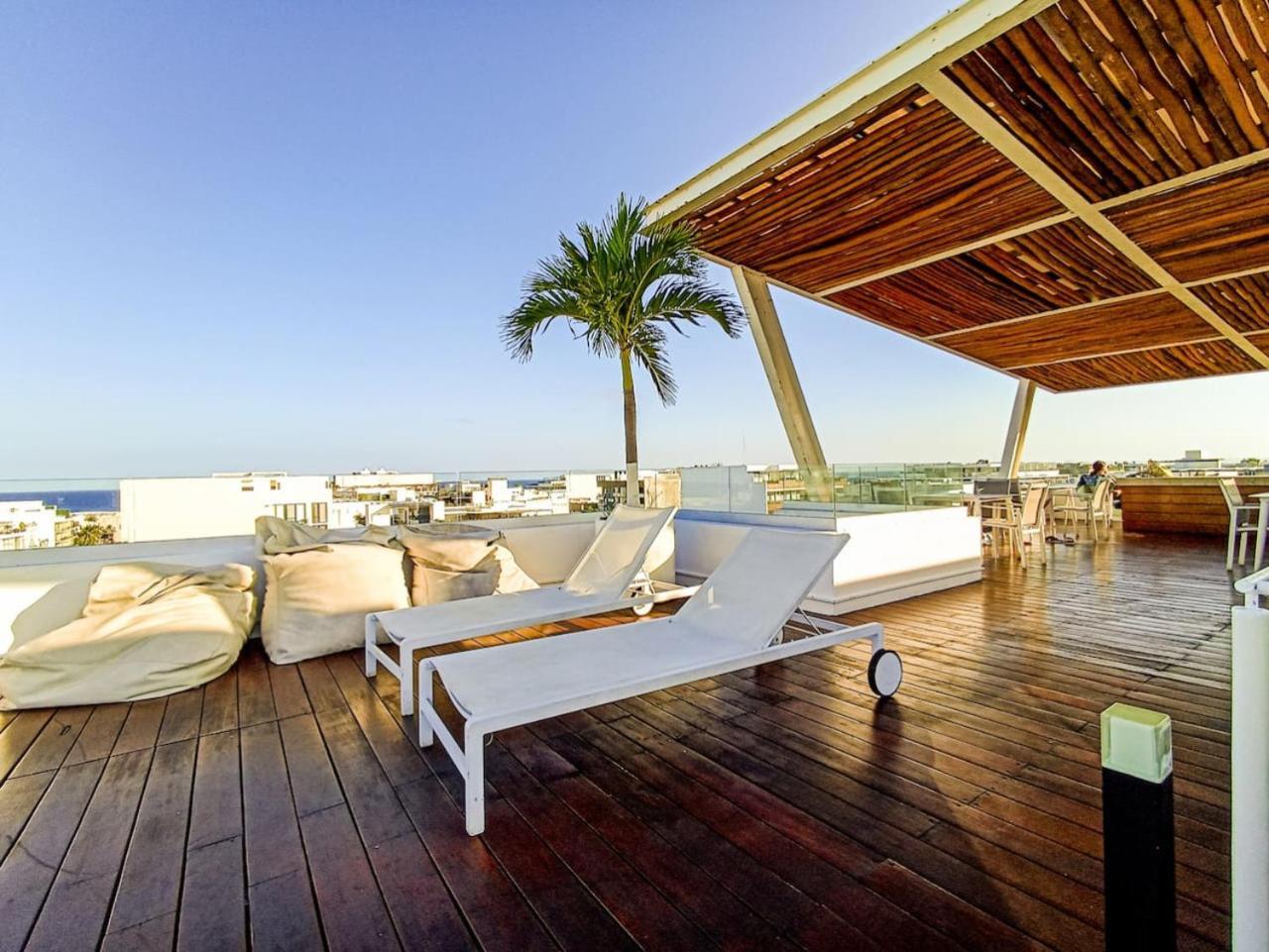 Wide With Sunny Balcony Pool Gym Steps 2 Căn hộ Playa del Carmen