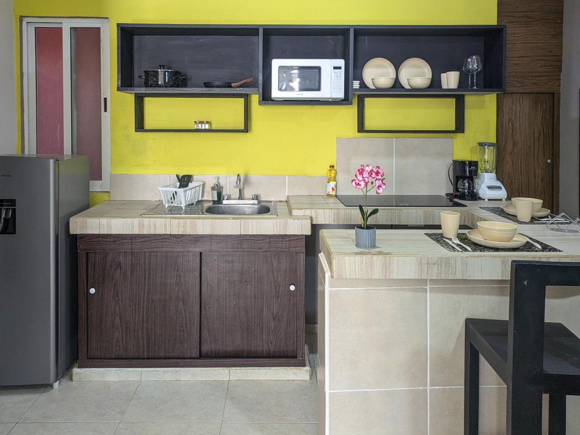 Apartamento 500m To Cenote L Memory Foam King Beds L Kitchen Bikes Ac 3b6b *