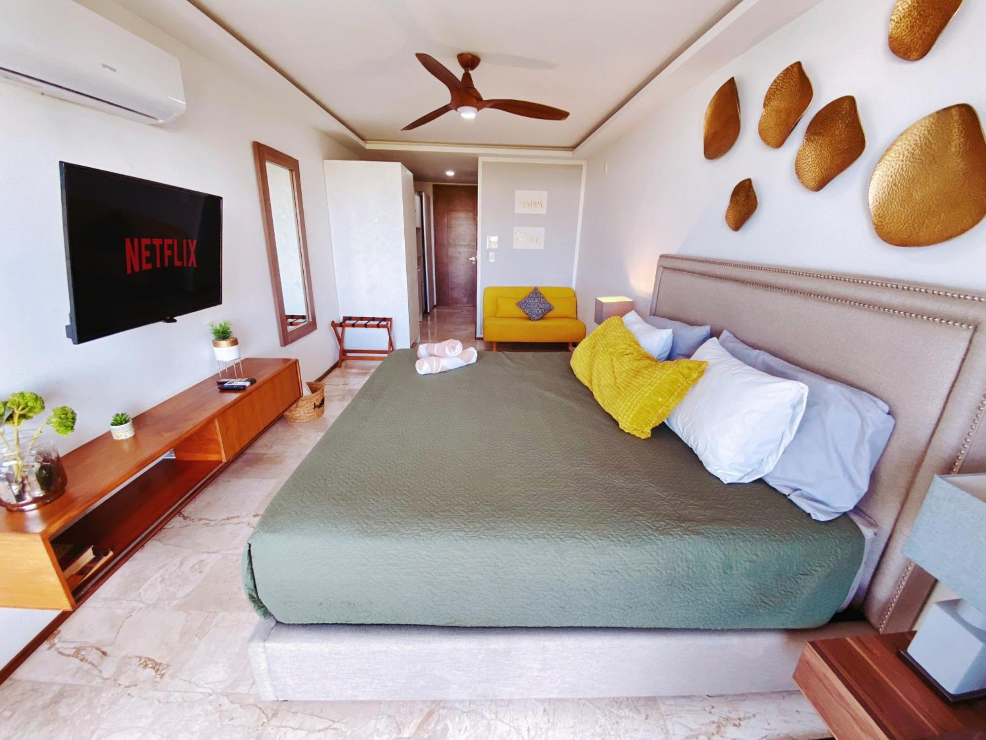 Ocean View Balcony, Rooftop, Estudio Next 5thave Apartamento