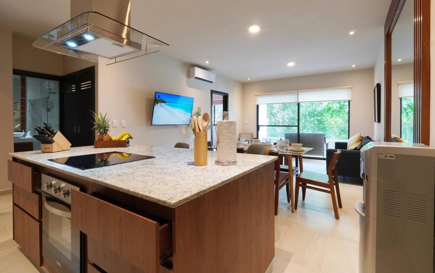 New Coto1112min Beach,gated,gym,playground,pools Casa de férias Playa del Carmen