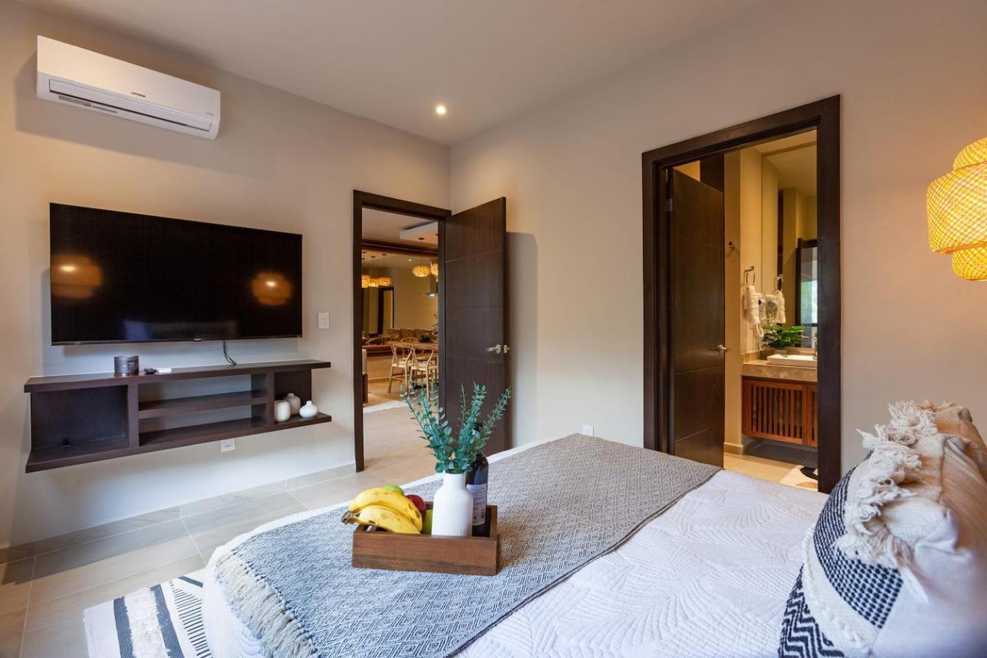 Casa de férias New Coto11gated,gym,pools,playground,12min Playa del Carmen