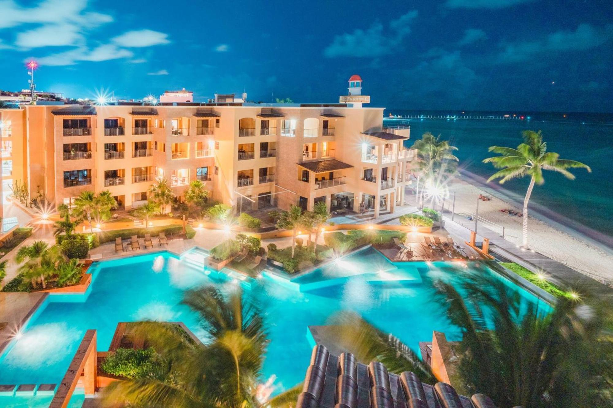 Surf 408 - Beachfront Stunning Ocean View Penthouse - At El Faro Playa del Carmen