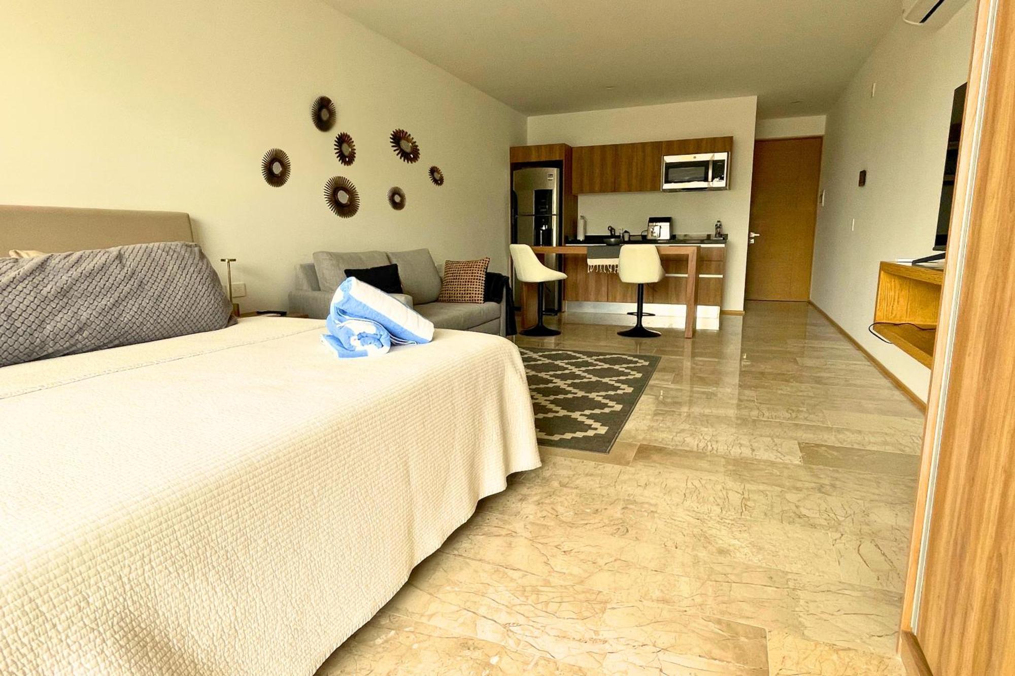 Coco Zen King Size Bed Sea View Near Coco Pdc Playa del Carmen