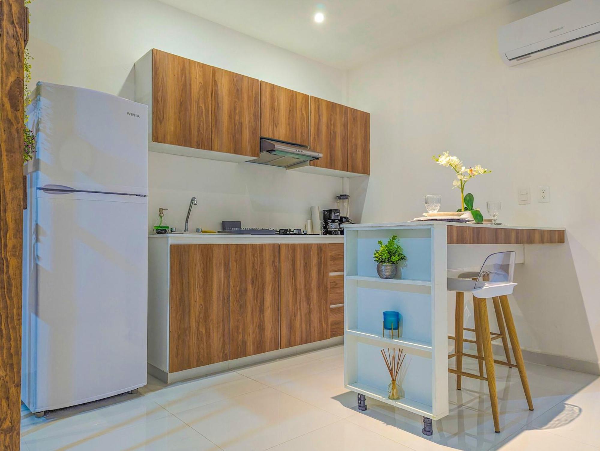500m To L Queen Beds Kitchen L Pool Patio Gym Bikes Ac 20201 * Playa del Carmen