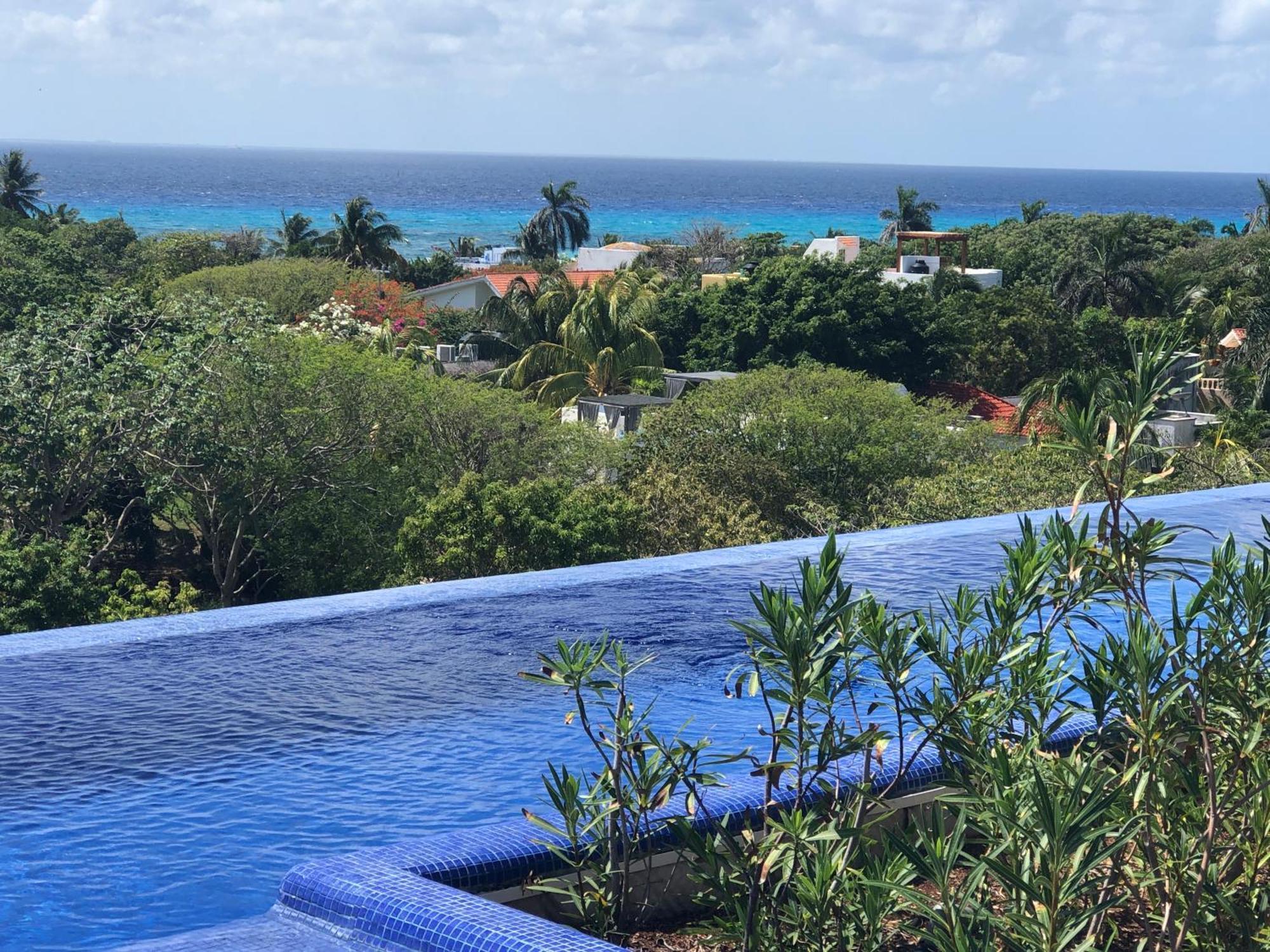 Ocean View Pool In Exclusive Playacar, En-suite
