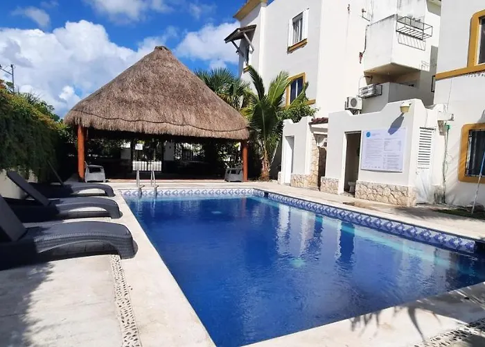 Apartamento En Fraccionamiento Privado 6 Personas Con Piscina Cerca De La Playa