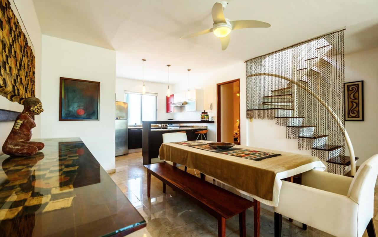 2 Story Ph 3b Heated Jacuzzi Close Street 6 Apartamento Playa del Carmen