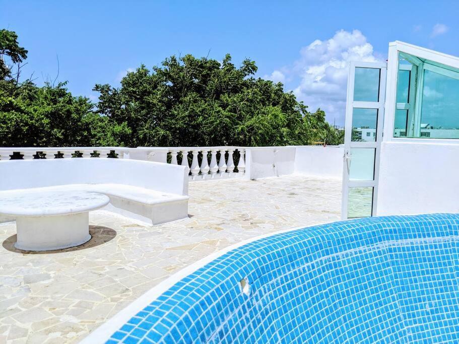 9br 6ba Large Groups! Location In Town Walk To Beach, 5th Ave Cozumel Ferry, Shopping, Nightlife! Roof Plunge Pool!! Castillo Playacar Fase 1 25max Nhà nghỉ *