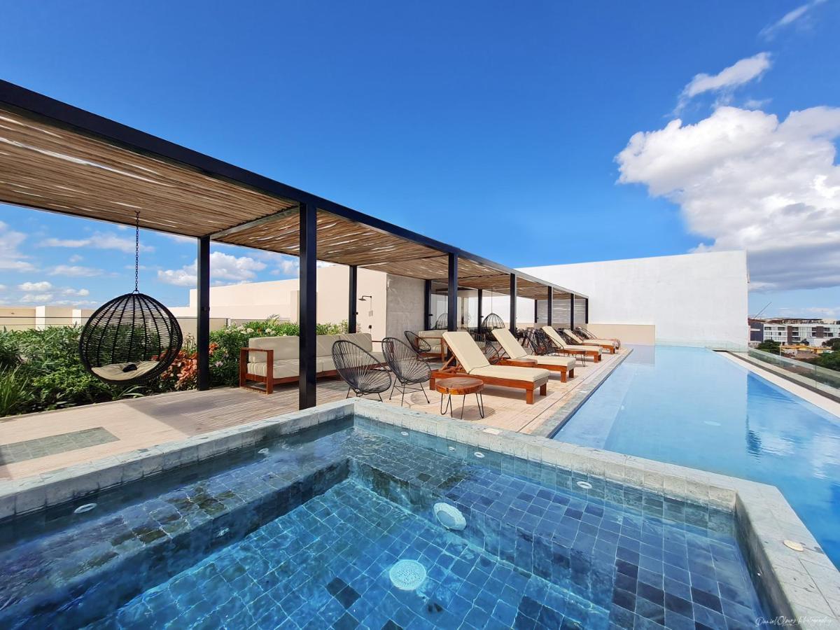 Apartamento Big At Kaab By The With Roof Pool, Sauna And Jacuzzi Near Paseo Del Carmen Mall