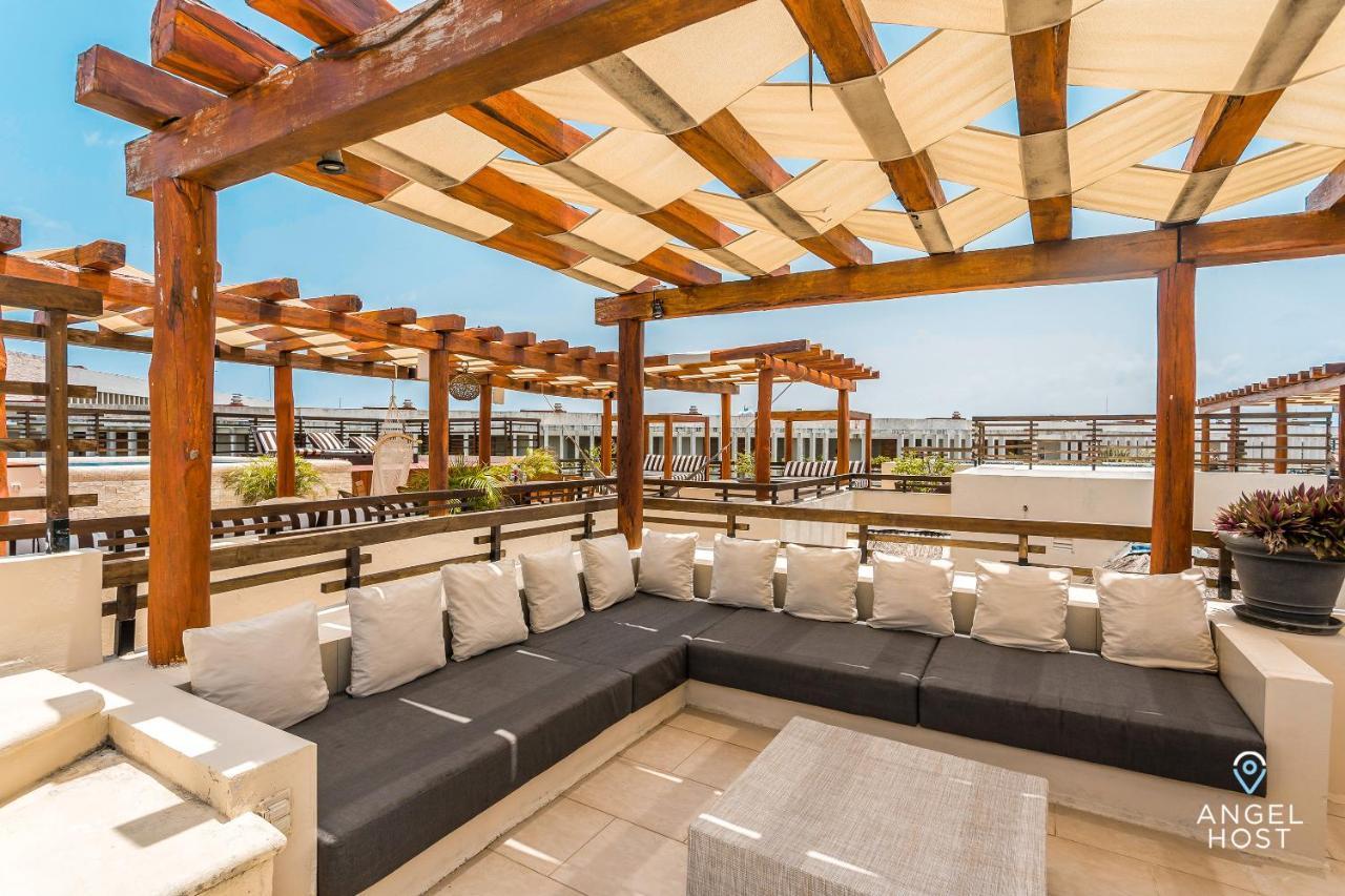Magnificent Oceanview Rooftop Lounge With Plunge Pool Playa del Carmen