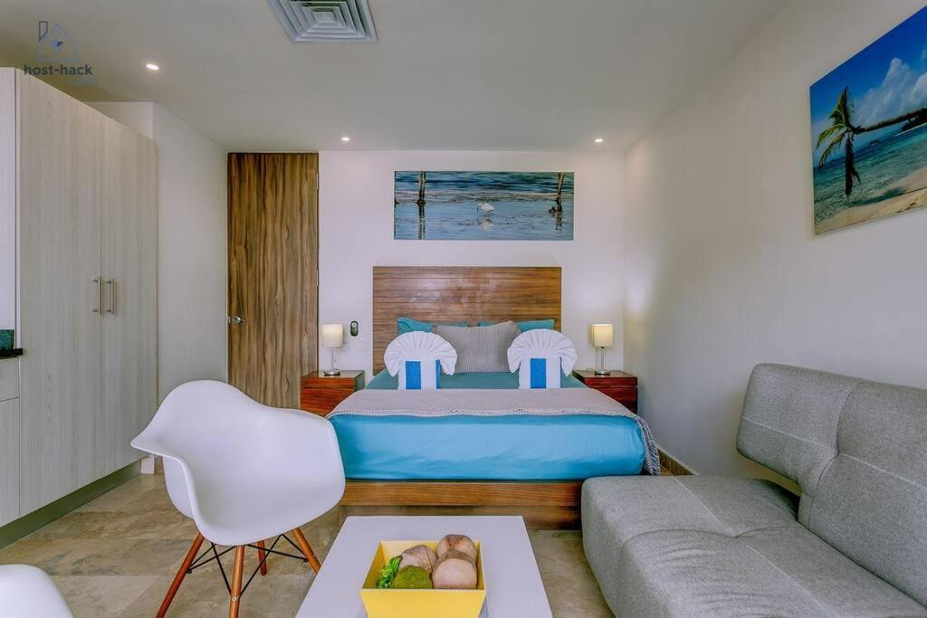 Danzamar 1b With Pool & Rooftop Near Mamitas