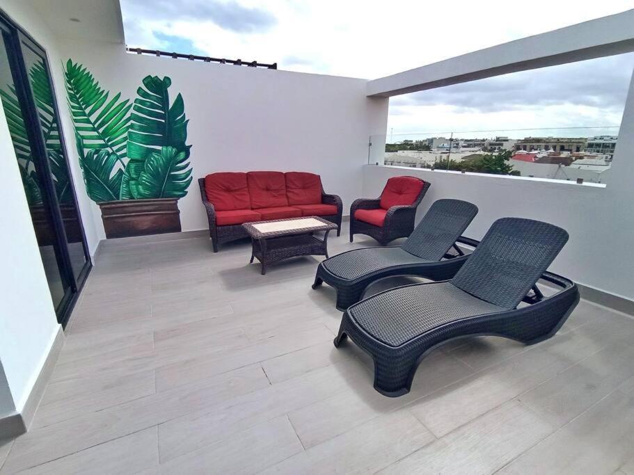 Vip! Pent-house With Your Private Pool & Chairs 2 Bedrooms Apartment *