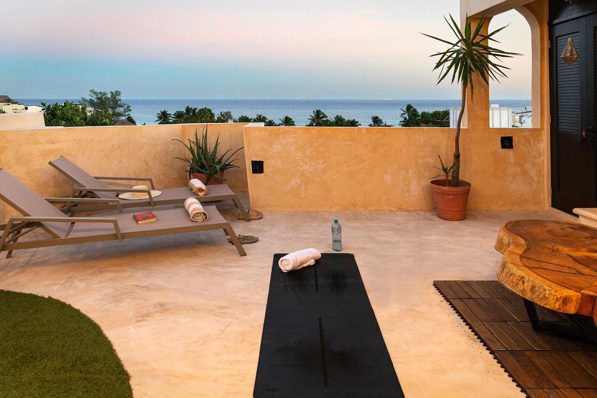 Breathtaking Ph 5thav Ocean View Private Pool Roof Apartment Playa del Carmen