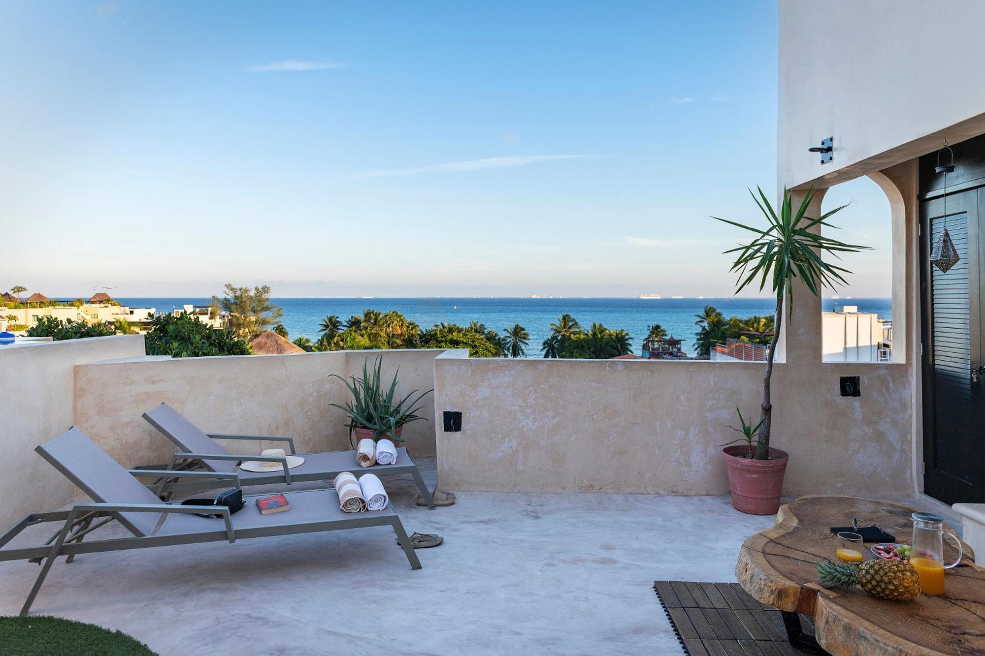 Breathtaking Ph 5thav Ocean View Private Pool Roof * Playa del Carmen