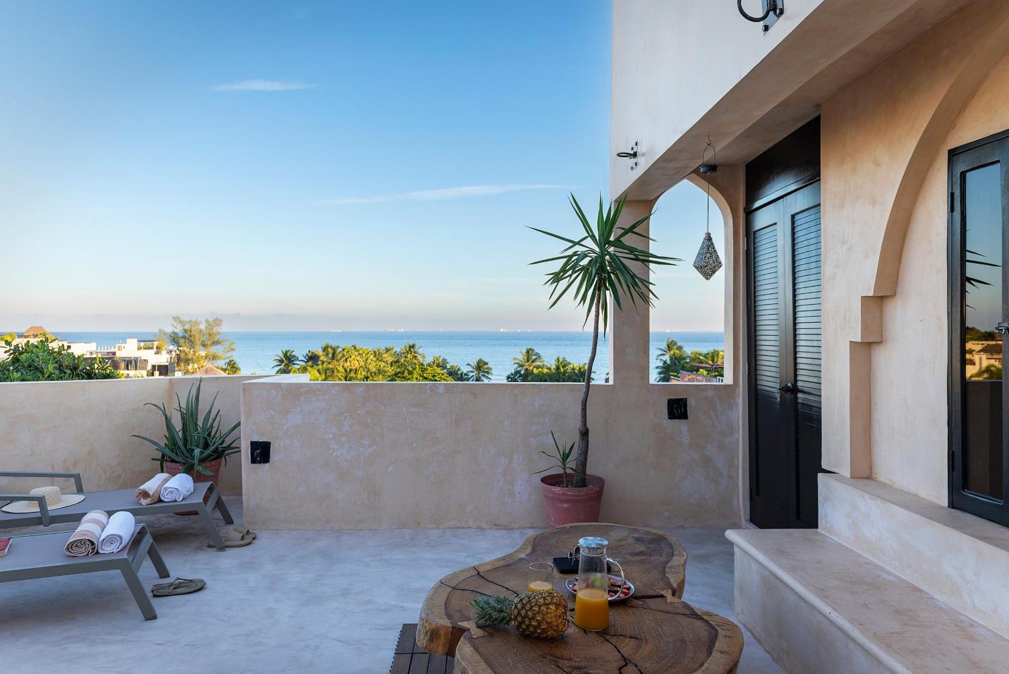 Breathtaking Ph 5thav Ocean View Private Pool Roof * Playa del Carmen