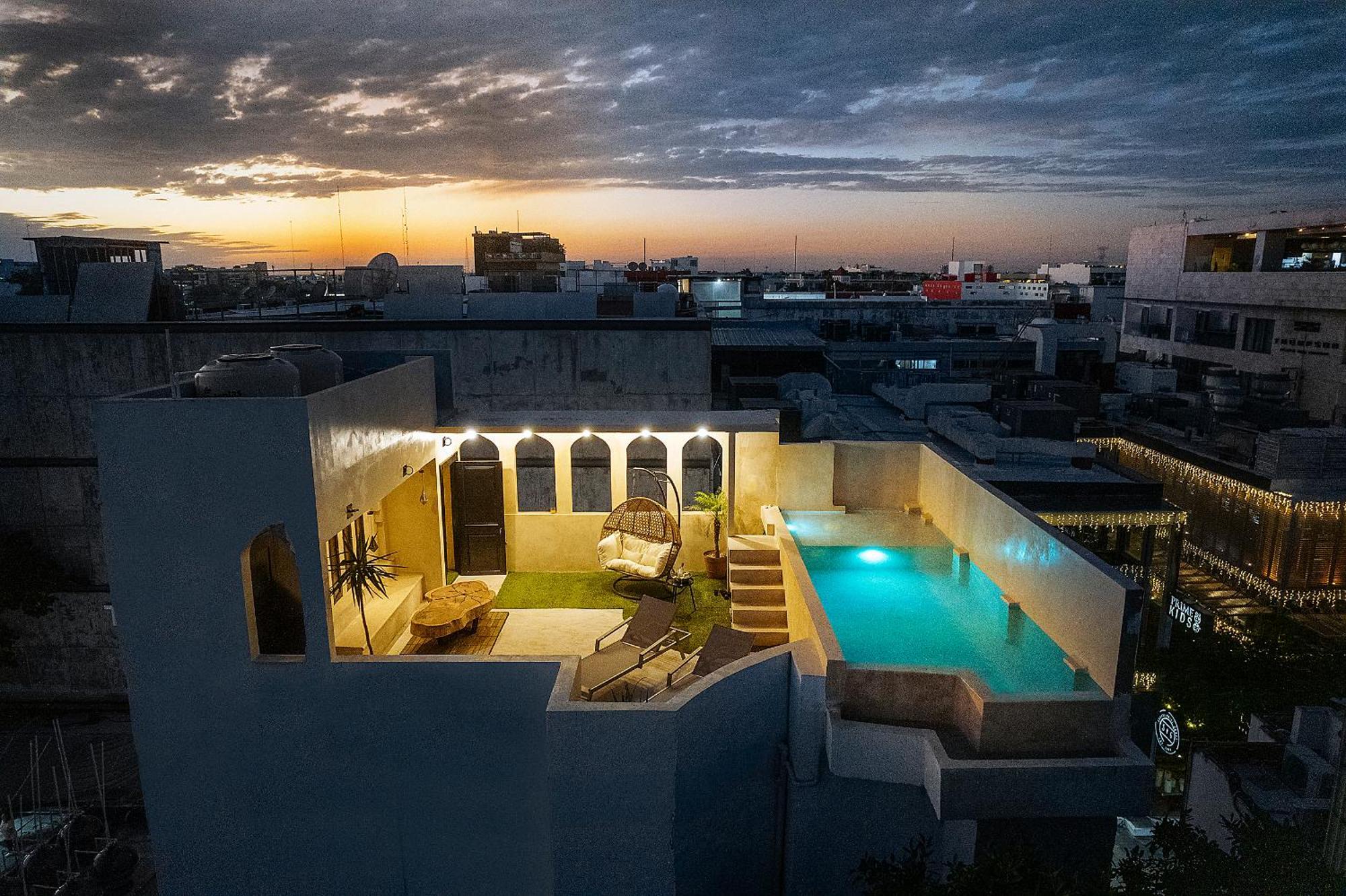 Breathtaking Ph 5thav Ocean View Private Pool Roof * Playa del Carmen