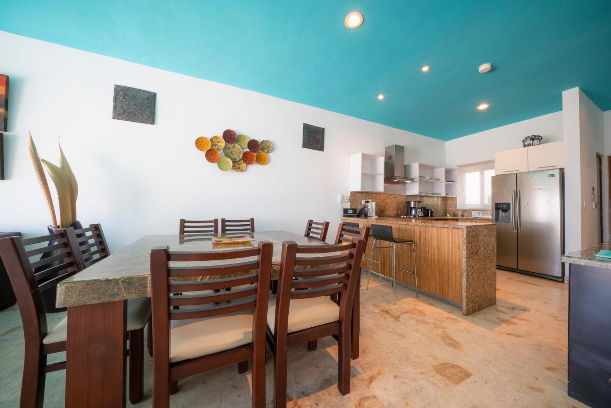 Casa de férias Beachfront Penthouse With 3 Bedrooms & Ocean View - Nubes Playa del Carmen