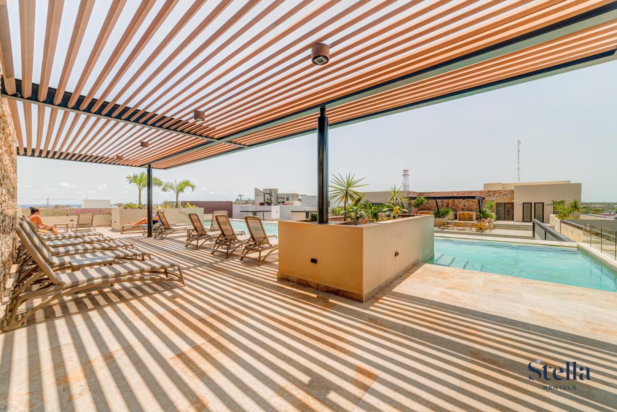 Apartment New Syrena Stylish Rooftop Pool Near Playa del Carmen